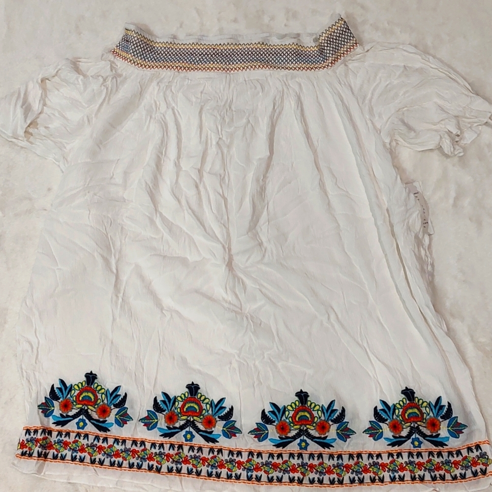 Brand new "Swimsuit for All" white coverup, size 22/24